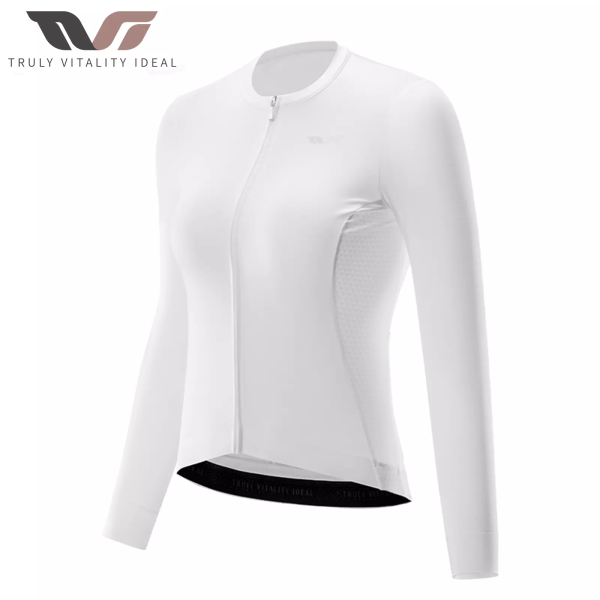 ROCKBROS | TVI Damen Radtrikot – Langarm Fahrradbekleidung, atmungsaktive Sport-Tops für Radsport